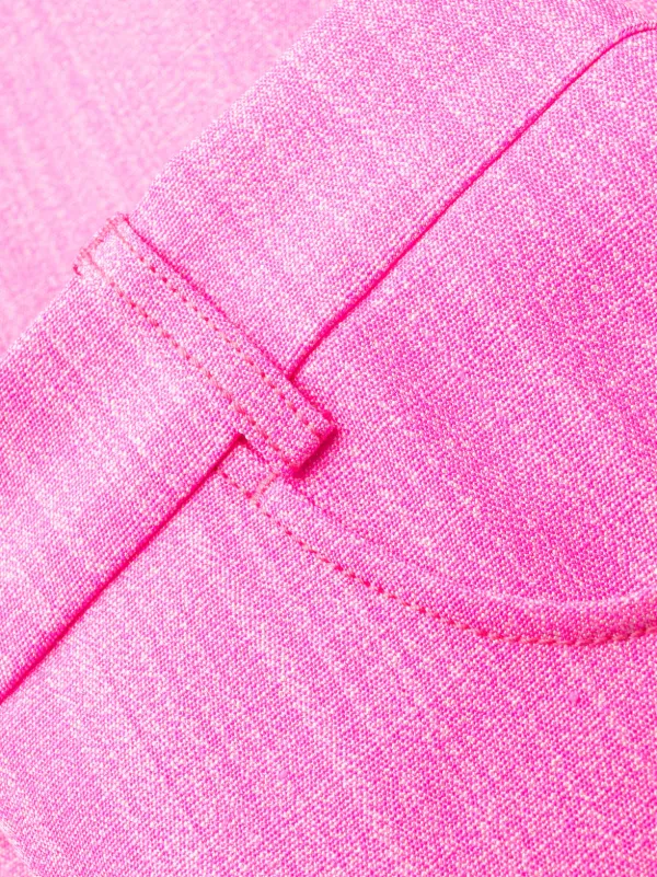 Jacquemus Le Pantalon Sauge Flared Trousers | Pink | FARFETCH