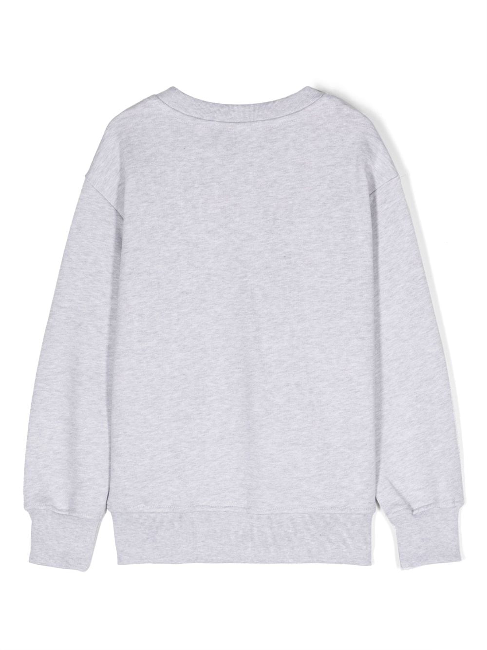 MSGM Kids logo-print cotton sweatshirt - Grijs
