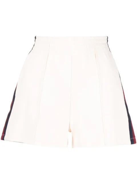 The Upside stripe-detail cotton shorts 