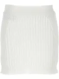 Hervé Léger Ottoman mini skirt - White