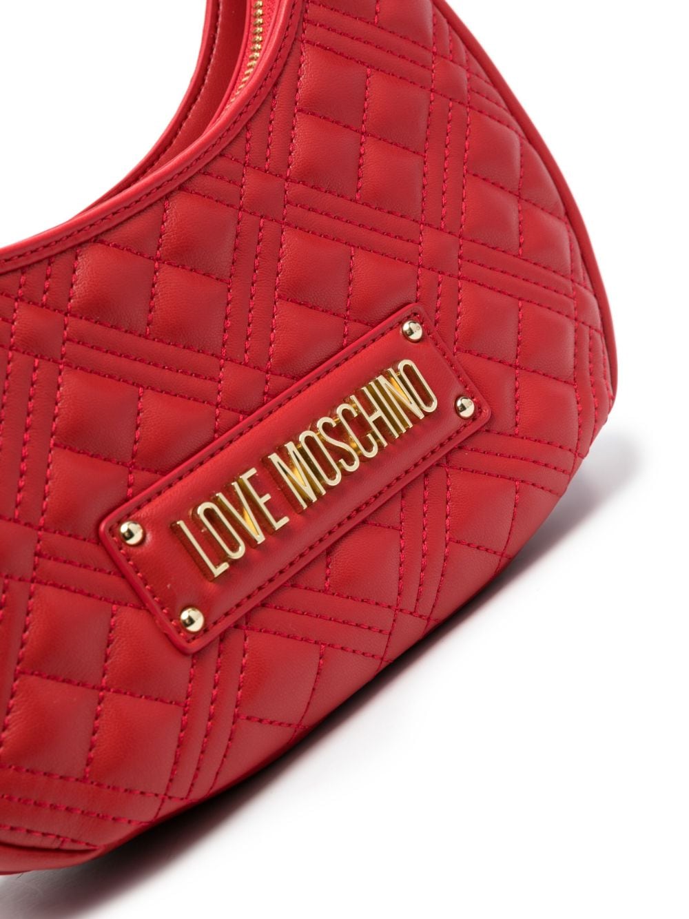 Love Moschino quilted finish Shoulder Bag Farfetch