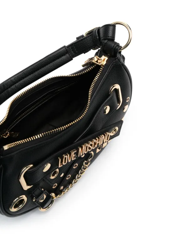 Love moschino best sale studded shoulder bag