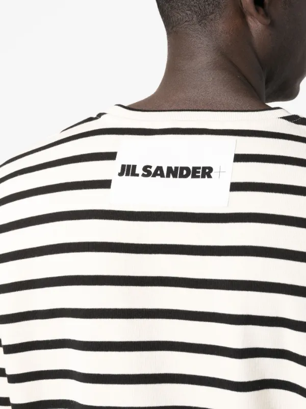 Jil Sander ストライプ スウェットシャツ | ニュートラル | FARFETCH JP