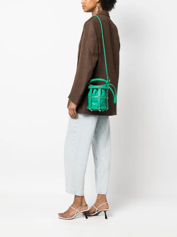 フェラガモ マルチポケット バケットパック Ferragamo バケットバッグ | グリーン | FARFETCH JP