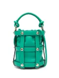 Ferragamo caged-design bucket bag - Green