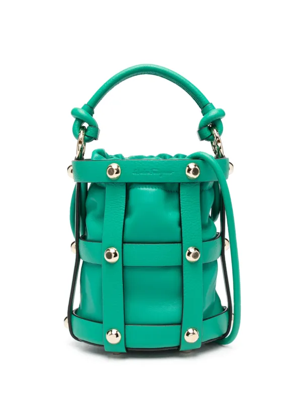 ☆Ferragamo☆ バケットバッグ 正規品 Ferragamo - ミニ・ラフィア・バケットバッグ をオンライン購入