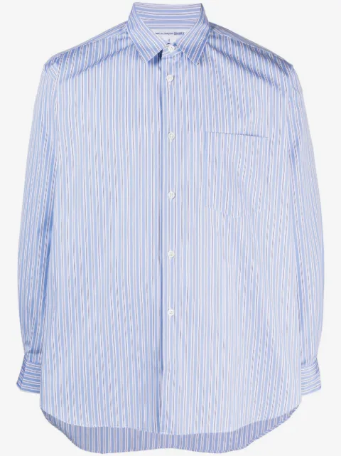Comme Des Garçons Shirt striped long-sleeve shirt