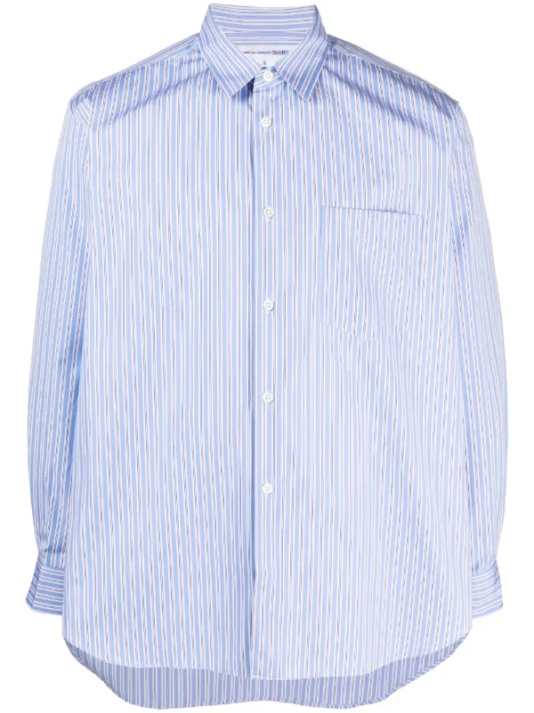 Comme Des Garçons Shirt ストライプ シャツ | ブルー | FARFETCH JP