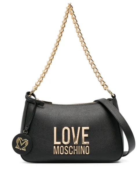 Love Moschino logo-lettering shoulder bag
