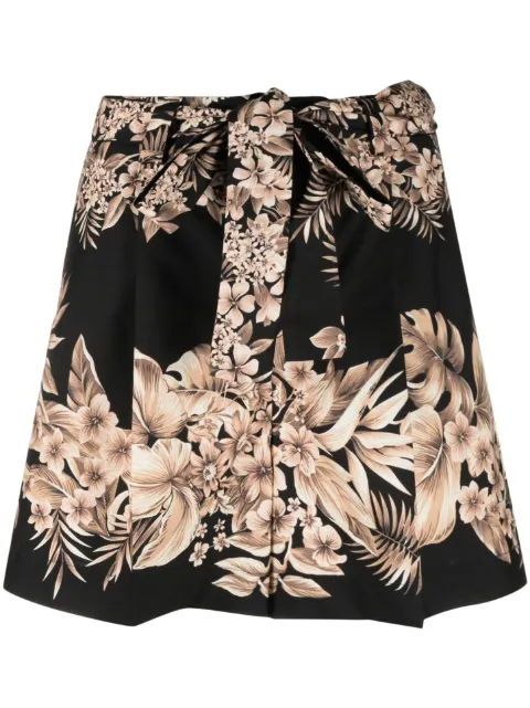 TWINSET shorts con estampado floral