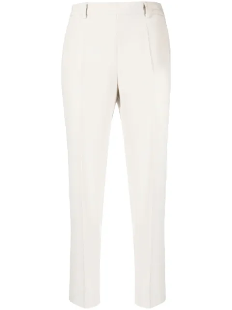 Alberto Biani elasticated-waistband chino trousers