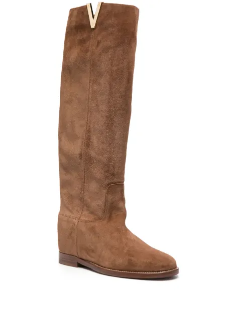 Via Roma 15 knee-length leather boots 2568776 - 1