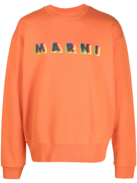 Marni sweat en coton à logo imprimé