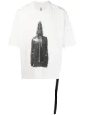 Rick Owens DRKSHDW illustration-print cotton T-shirt - White