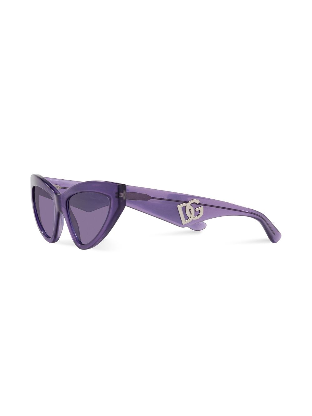 Dolce & Gabbana Eyewear Bril met logo - Paars