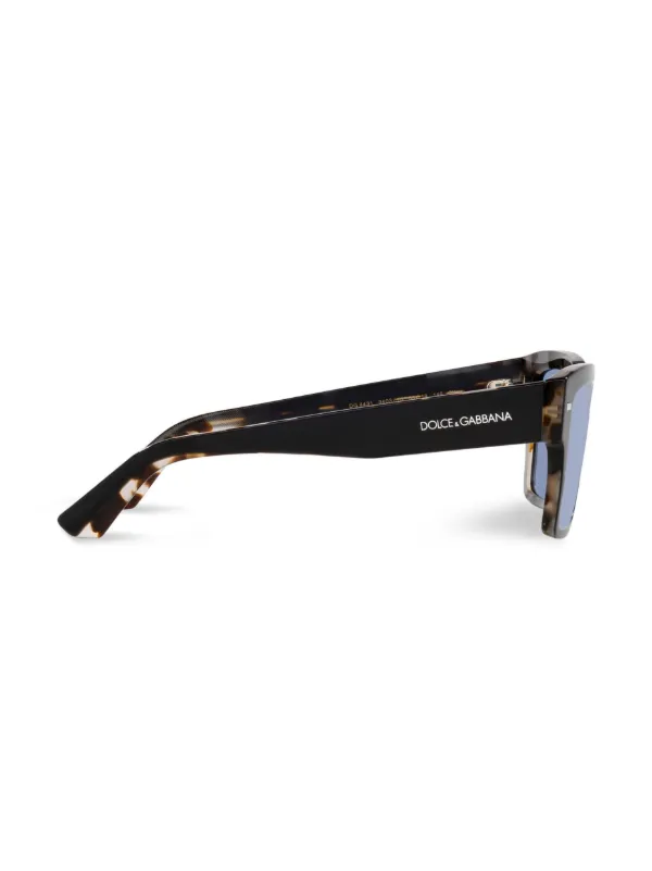 Dolce & Gabbana Eyewear ミラーレンズ サングラス | ブラック