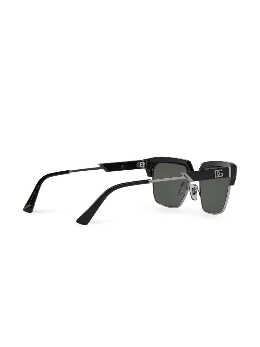 Dolce & Gabbana Eyewear rectangularframe logoarm Sunglasses Farfetch