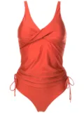 Lygia & Nanny Bruma twisted ruched tankini - Orange