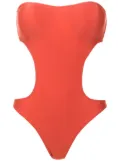 Lygia & Nanny Taylor Liso strapless swimsuit - Orange