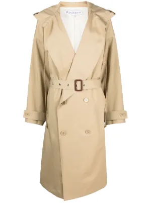 アウターその他 JW ANDERSON Woman Trench coat Beige CO0267PG0289 130 JW Anderson Women's Gathered Waist Trench Coat in Beige JW