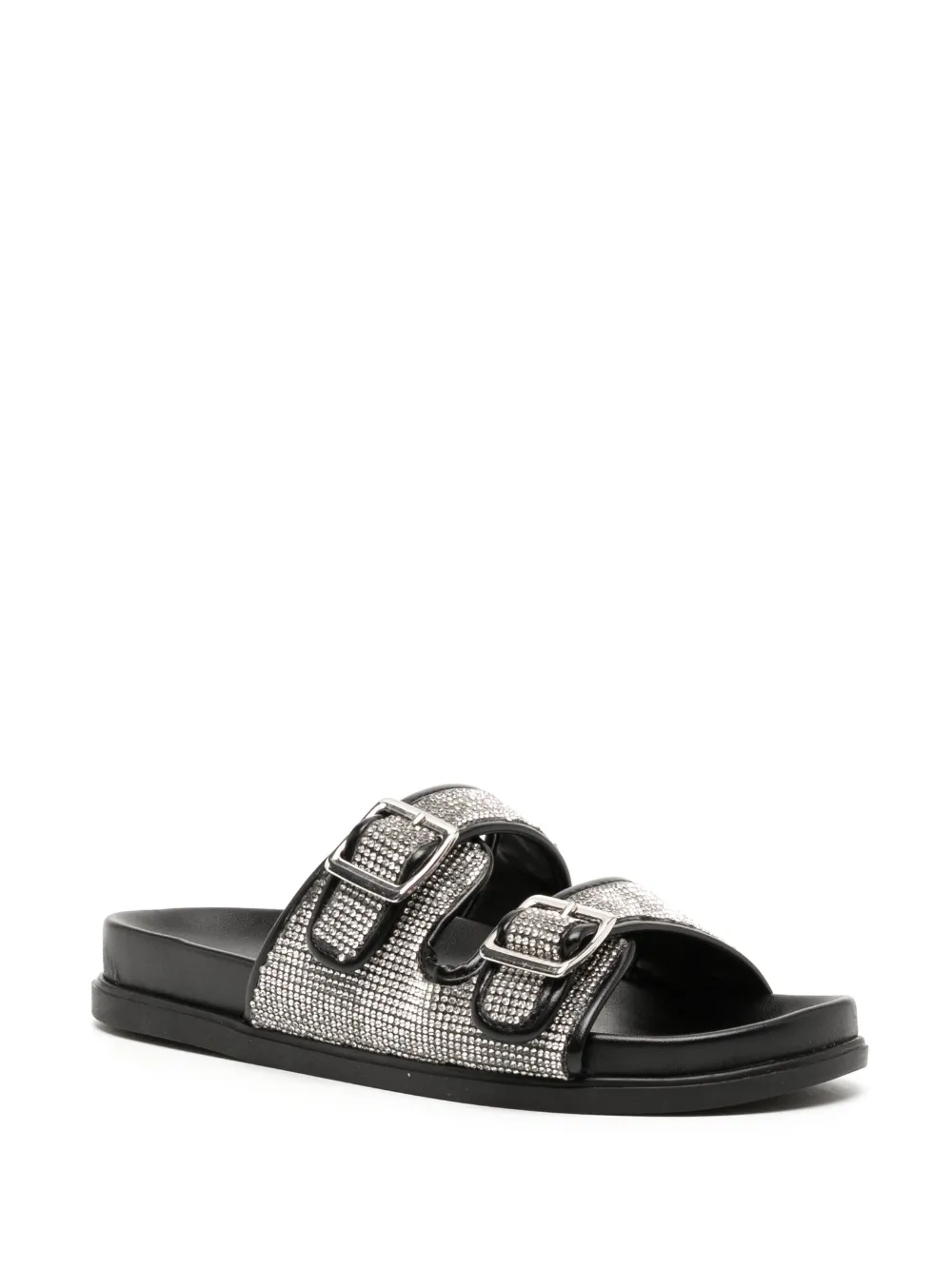 Schutz Sandalen met pailletten - Zwart