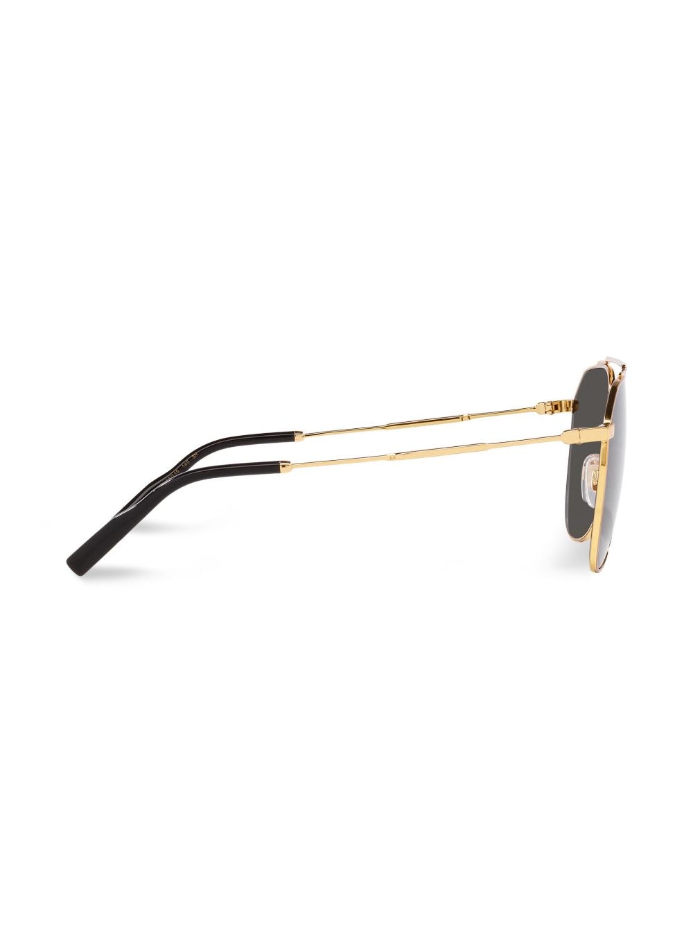 Shop Dolce & Gabbana Diagonal-cut Sunglasses In Gold