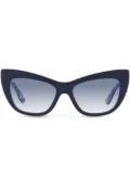 Dolce & Gabbana Eyewear tinted-lenses cat-eye sunglasses - Blue