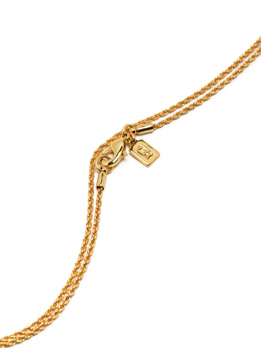 CRYSTAL HAZE DOUBLE ROPE-CHAIN NECKLACE