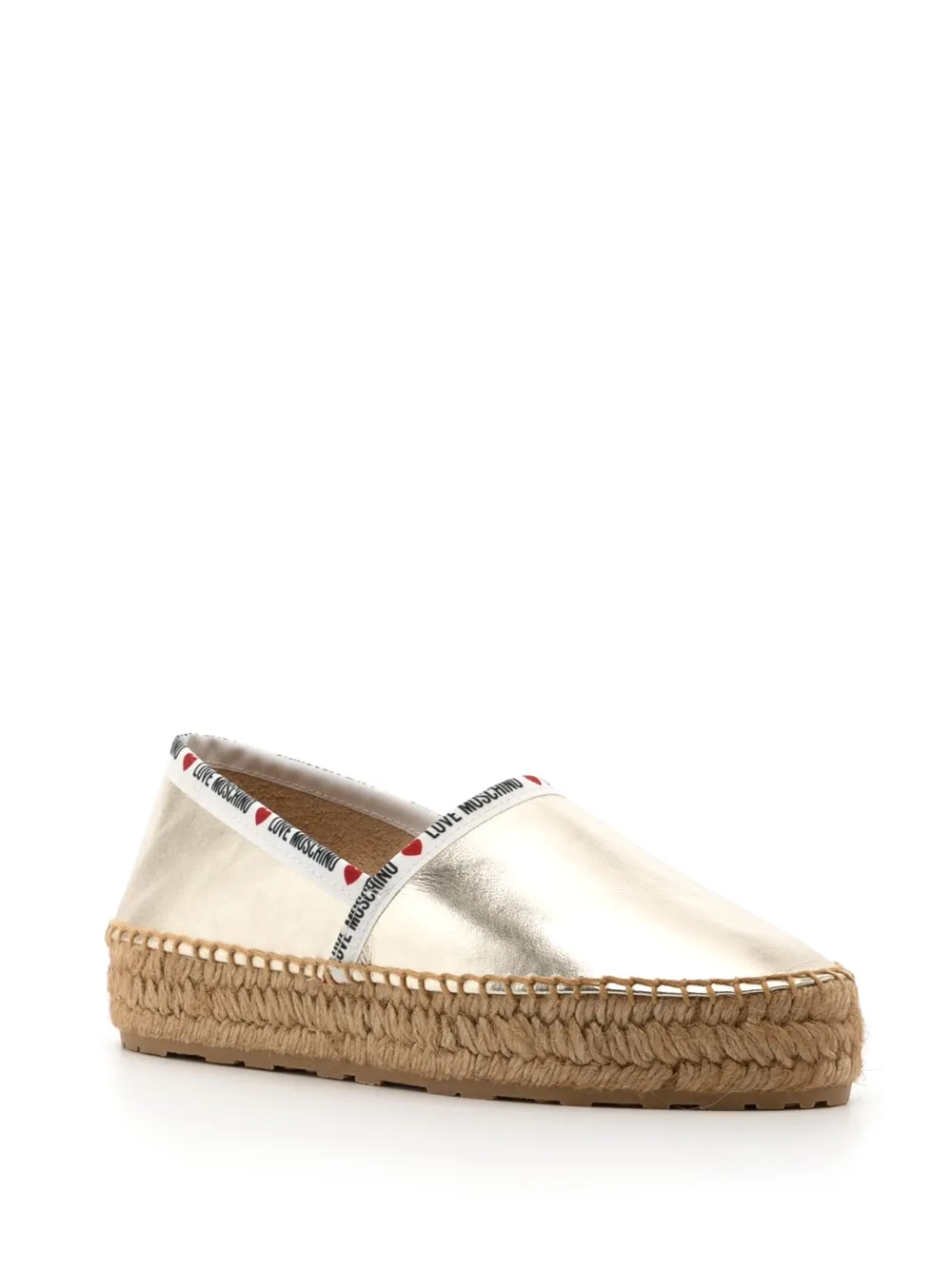 Espadrilles love sale moschino