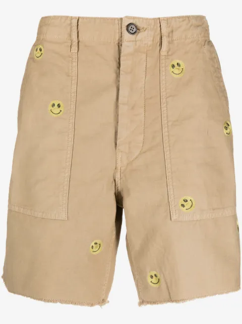 PRESIDENT'S smile-print shorts 
