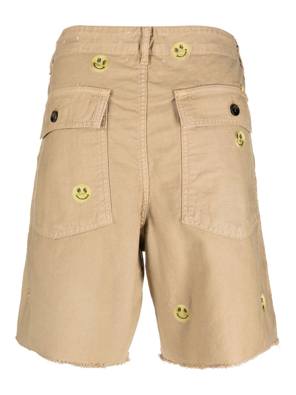 Shop President's Smile-print Shorts In Nude
