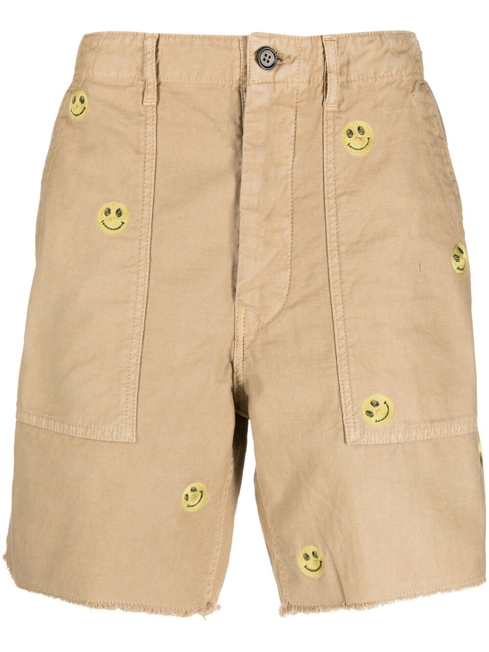 Shop President's Smile-print Shorts In Neutrals