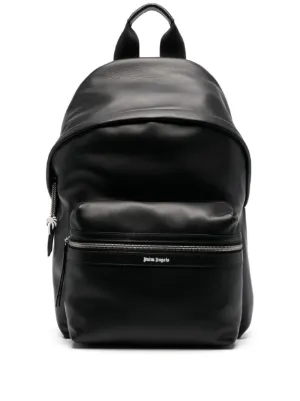 Black Comme Des Garçons logo-tag Backpack | Black | FARFETCH ID