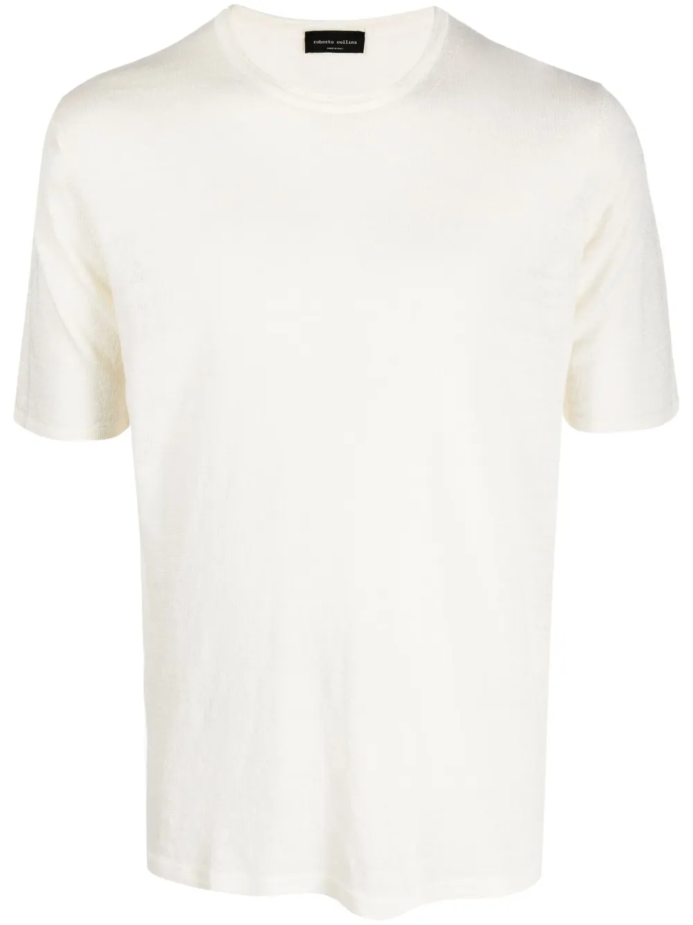 Roberto Collina Fine-knit T-shirt In Nude