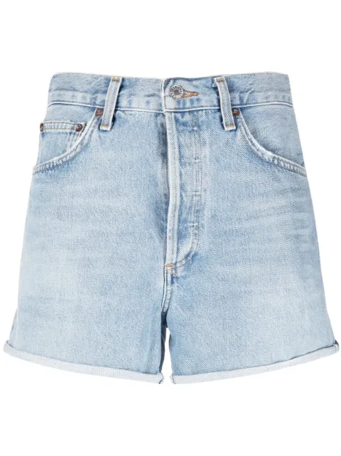 AGOLDE high-rise denim shorts
