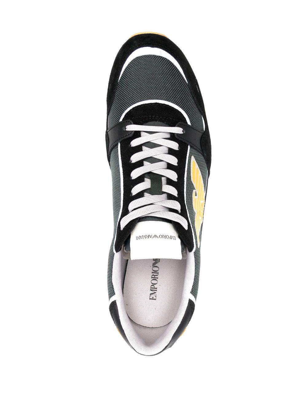 Emporio Armani Panelled Low Top Sneakers Farfetch 2263