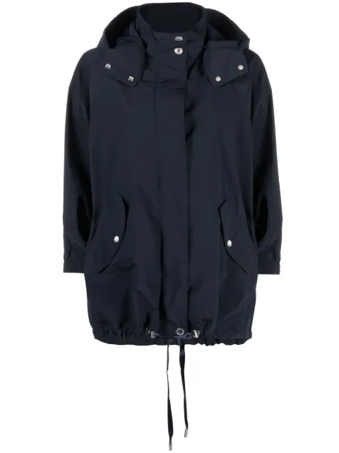 Woolrich parka con capucha y cordones