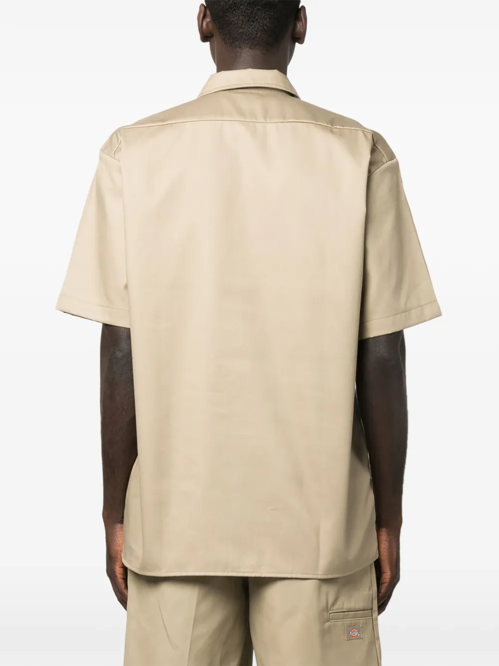 Dickies Construct Flap Pockets Short-sleeve Shirt In Brown