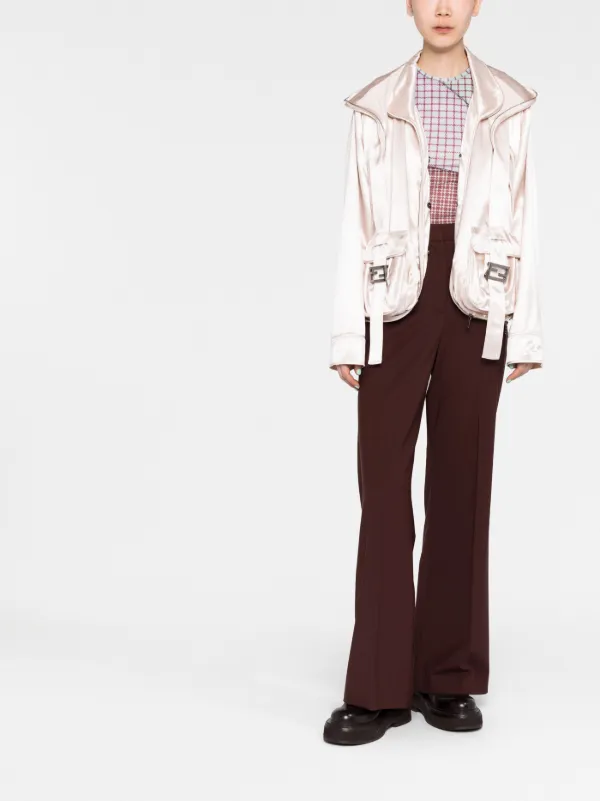FENDI FF pocket-detail Jacket | Neutrals | FARFETCH SG