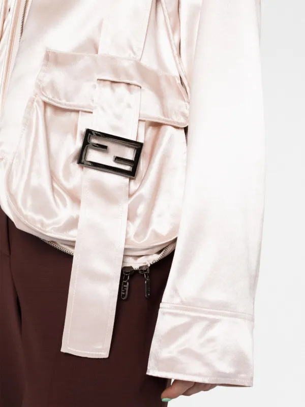 FENDI FF pocket-detail Jacket | Neutrals | FARFETCH SG