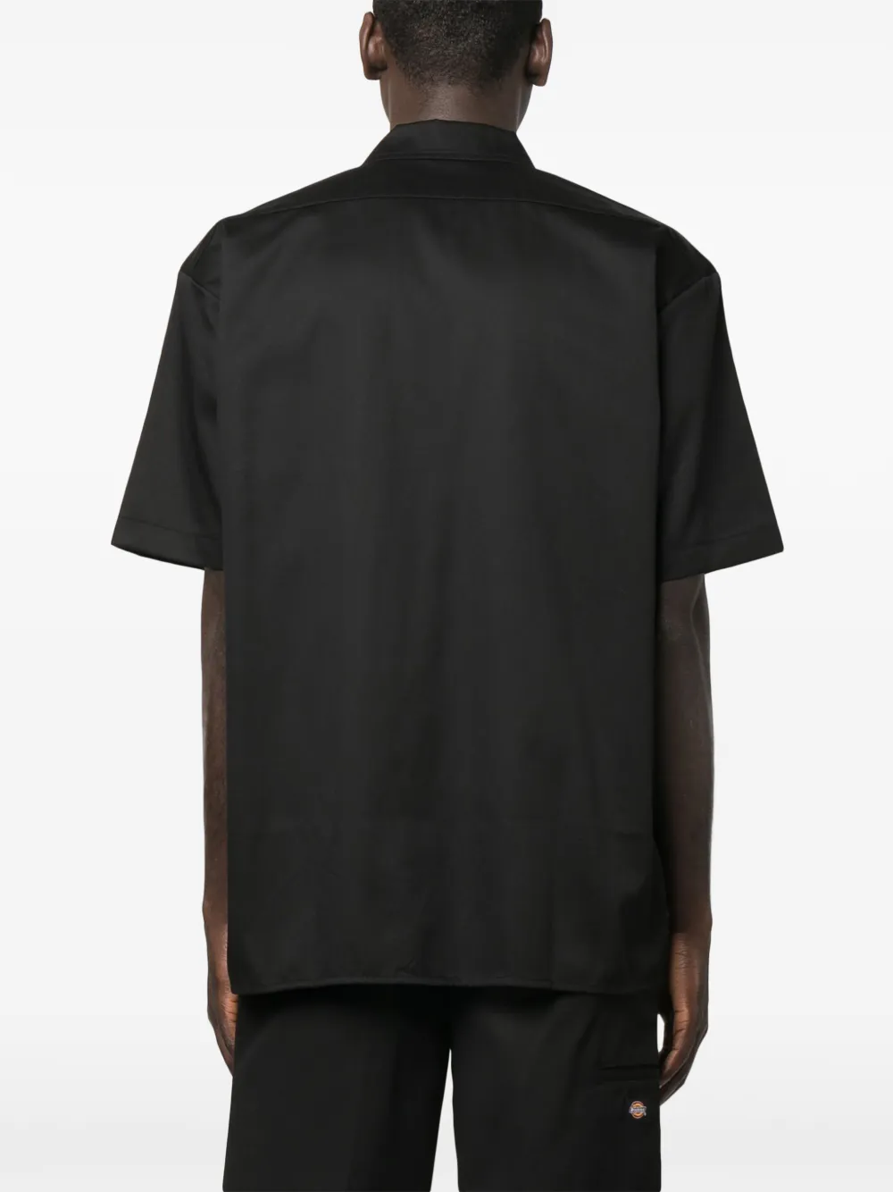 DICKIES Overhemd met logopatch Zwart