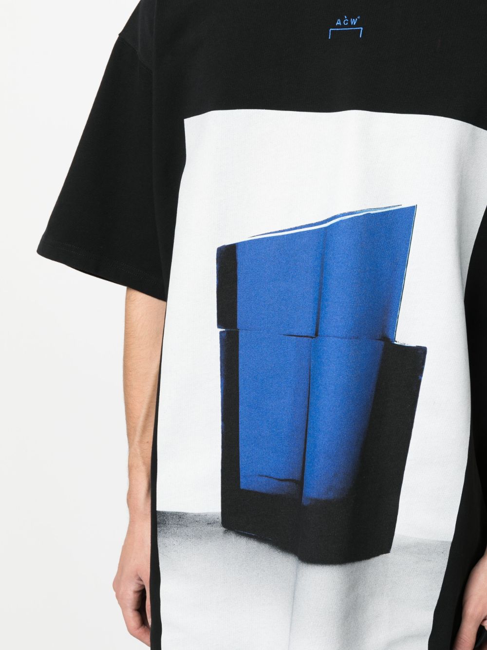 Shop A-cold-wall* Graphic-print Short-sleeve T-shirt In Schwarz