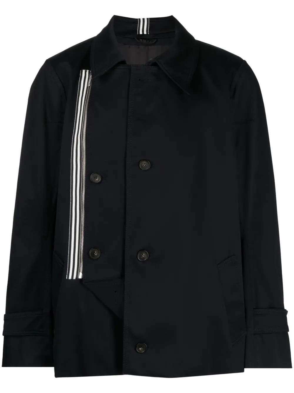 asymmetric cotton jacket