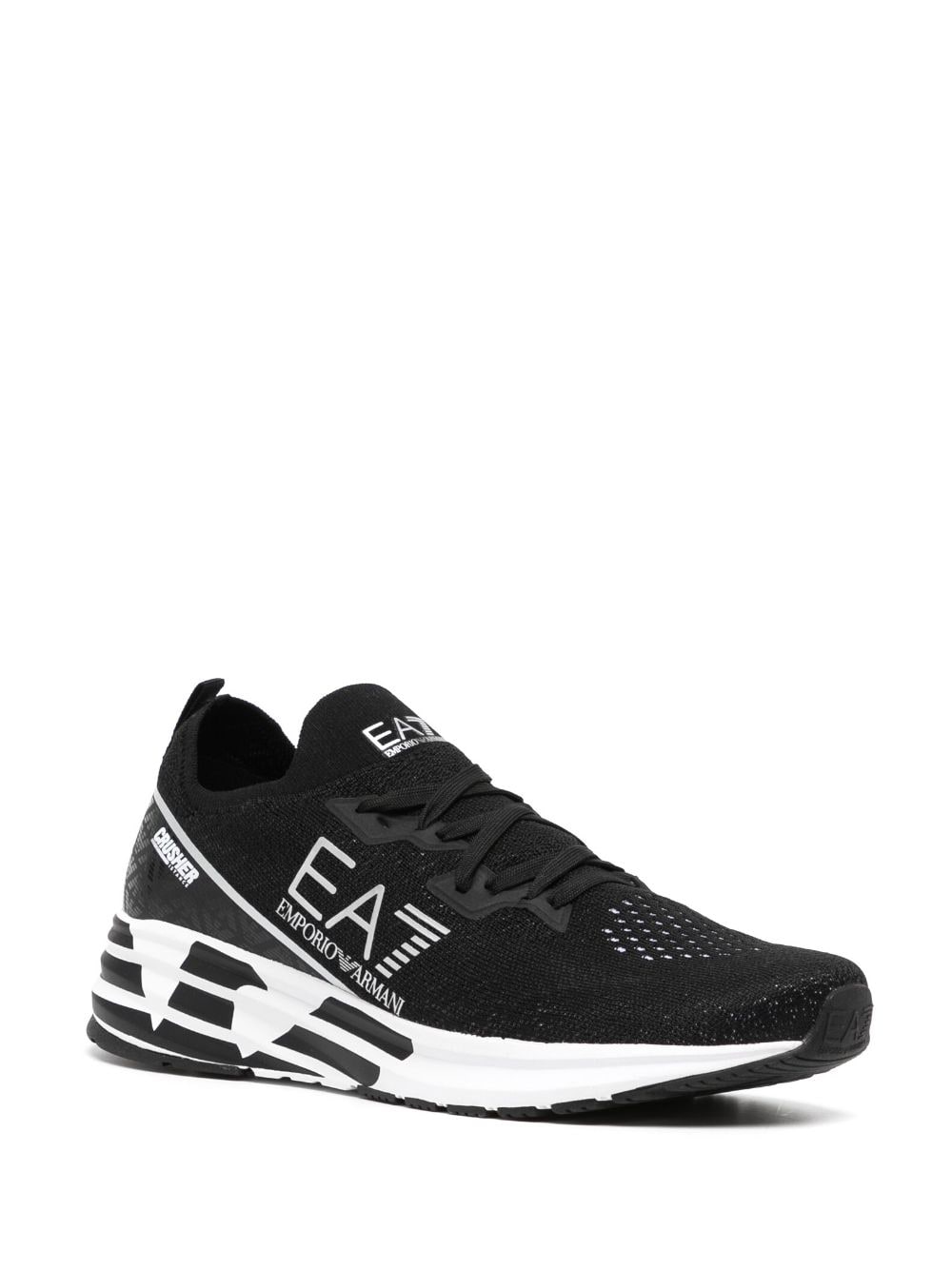 Ea7 Emporio Armani Crusher Distance low-top sneakers - Zwart