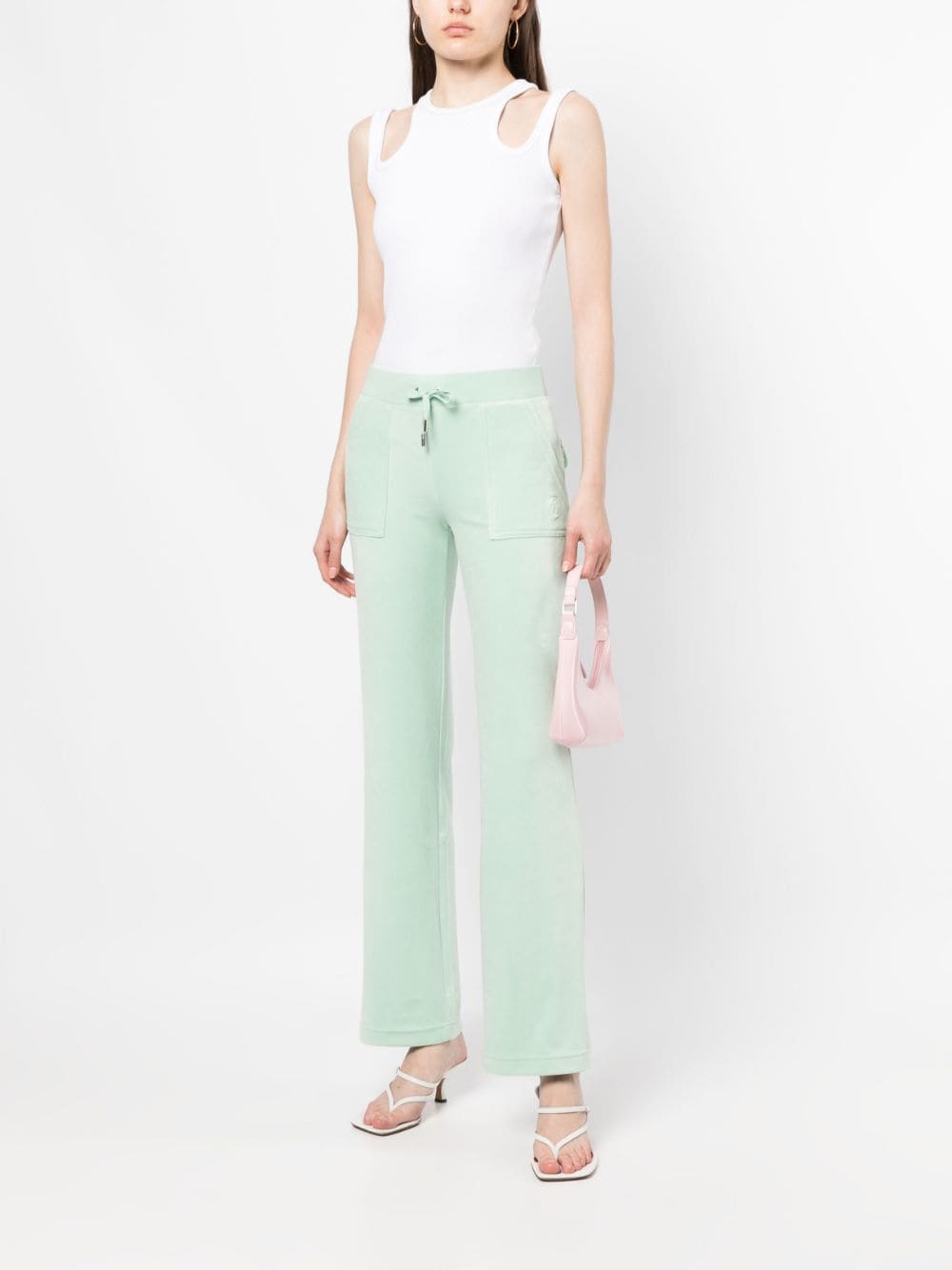 Juicy Couture Fluwelen broek - Groen