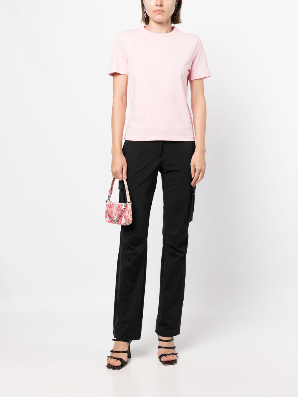 Juicy Couture T RECYCLED HAYLEE T-SHIRT - Roze