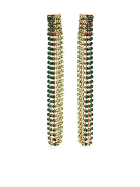 Rosantica Turbo crystal-embellished drop earrings 