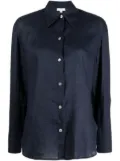 Vince long-sleeve linen shirt - Blue