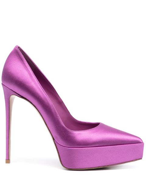 Le Silla Uma 140mm satin pumps Women