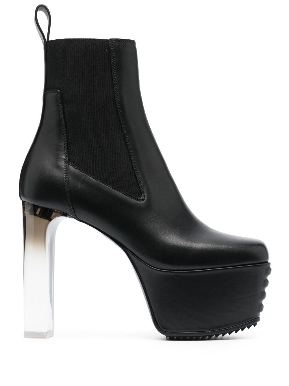 Rick Owens 130mm square-toe boots - Black